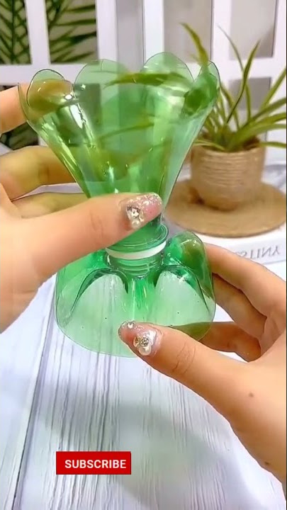 MEMBUAT POT UNIK DARI BOTOL AIR #shorts #gardening #plants #plant