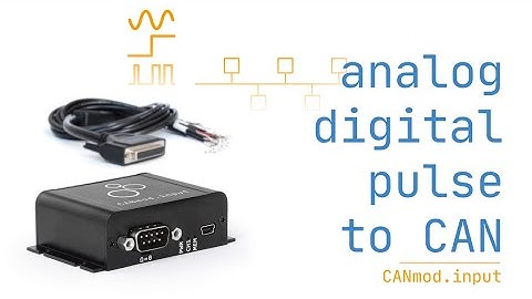 Analog/Digital/Pulse to CAN Bus Converter (8x) | CANmod.input