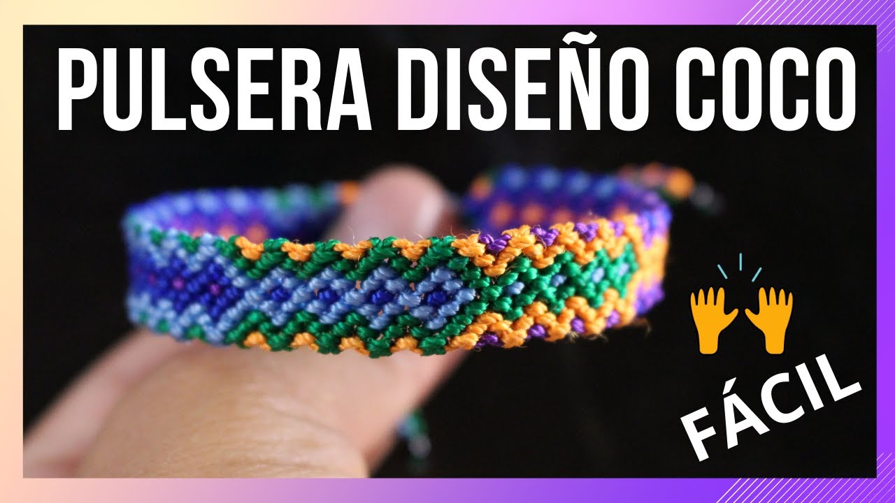 Tutorial ➳Pulsera de hilo encerado ❤❤ Macrame 