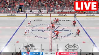 NHL LIVE🔴 New York Rangers vs Washington Capitals | Game 4 - 26th April 2024 | NHL Full Match NHL 24