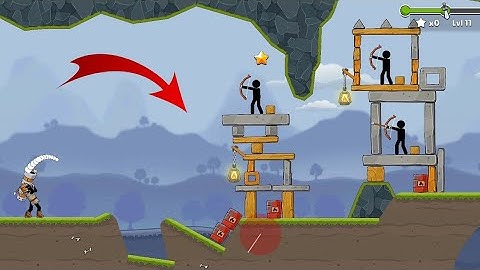 🕹 Boom Stick: Bazooka Puzzles and Boss - All Levels 11-16 - Gameplay Walkthrough iOS & Android