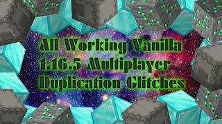 Minecraft Java 1.16.5 All Working Multiplayer Duplication Glitches! (No Mods\/Hacks)
