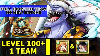 OPTC PKA VS Arlong Level 100+ - FULL BOOSTED Team WITHOUT NEW BATCH! [One Piece Treasure Cruise]