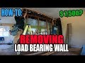 How To: Removing a Load Bearing Wall! (EASY STEP-BY-STEP)