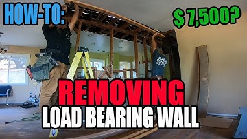 How To: Removing a Load Bearing Wall! (EASY STEP-BY-STEP)