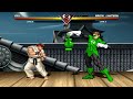 RYU vs GREEN LANTERN - Highest Level Incredible Epic Fight!