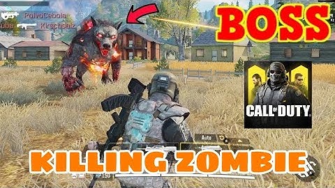 KILLING ZOMBIE DOG BOSS IN CALL OF DUTY MOBILE | SEASON 6 | COD MOBILE
