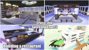 Building a CRUISE SHIP RESTAURANT in the NEW Sandbox Island Update! Adopt me! (part 3)