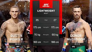 EA Sports UFC 6 - Dustin Poirier Vs Conor McGregor I FULL FIGHT (PS5)