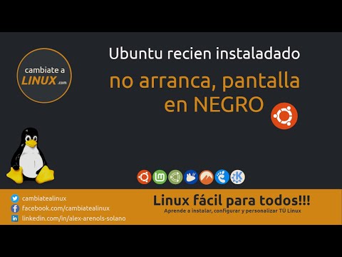 Video: ¿Cómo arrancar la pantalla en ubuntu?