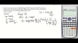 Problem 3 | How to Solve Potential Energy in English Units | Thermodynamics 1