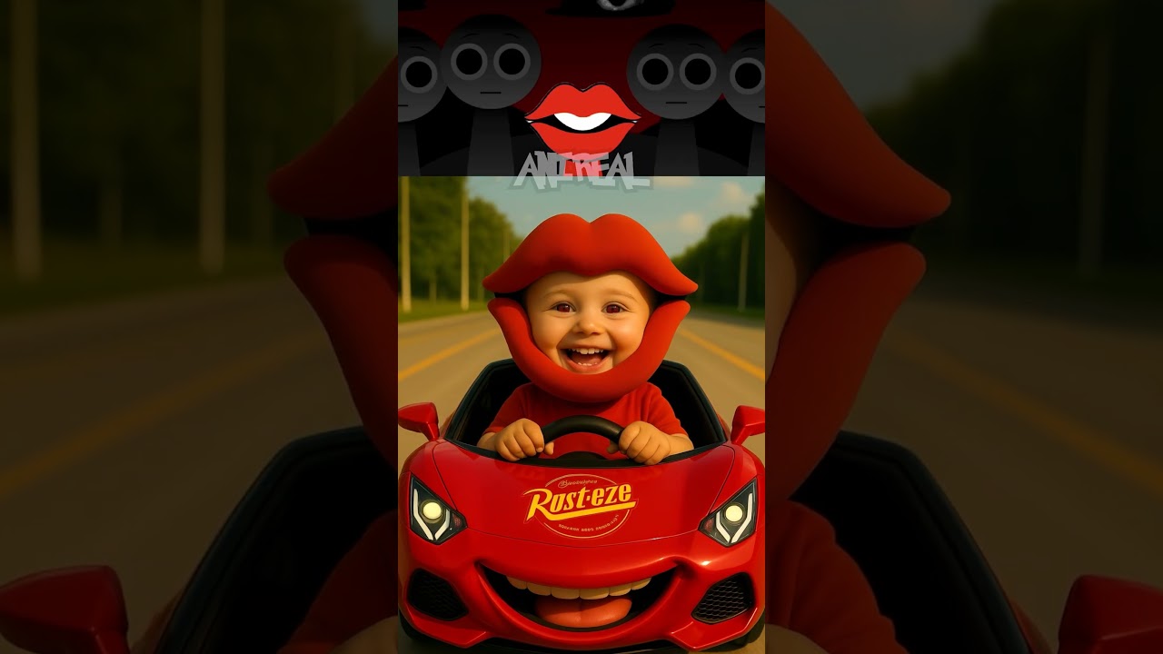 Incredibox Sprunki OC - Emoji 15 Ride Car In Real Life!