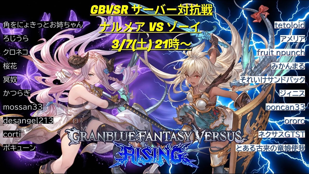 サーバー対抗戦　ナルメア村VSゾーイ村