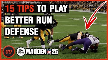 How To STOP The Run in Madden 25 with 15 Easy Tips and Tricks!