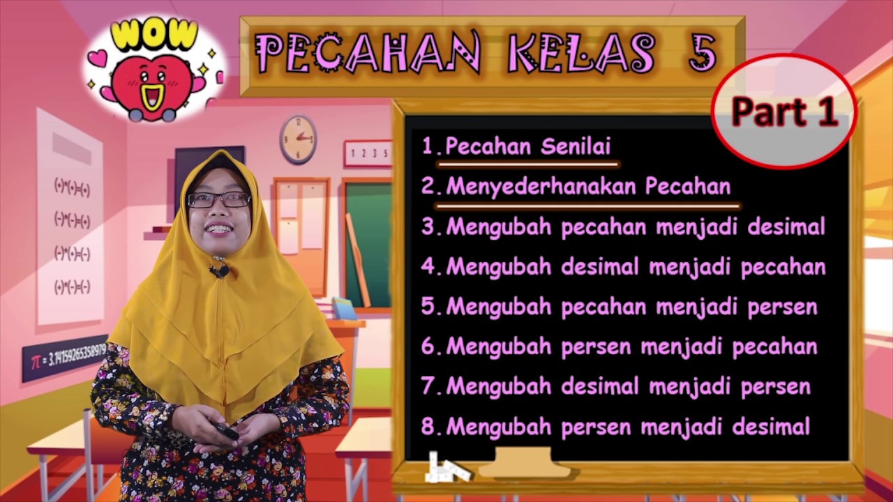 Video Pembelajaran Kelas 5 Mata Pelajaran Matematika Materi Pecahan