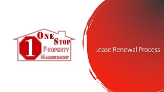 OSPM - Lease Renewal Process