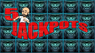 FIRST SPIN BONUS RETRIGGER PAYS BIG! 5 HANDPAY JACKPOTS ON HIGH LIMIT SLOTS