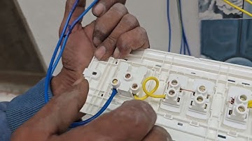 4 switch 1 socket connection / house wiring tutorial /electrician guide @unnaoelectric 