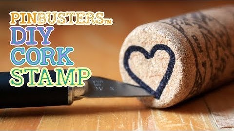 How To Make a DIY Cork Stamp // DOES THIS WORK???