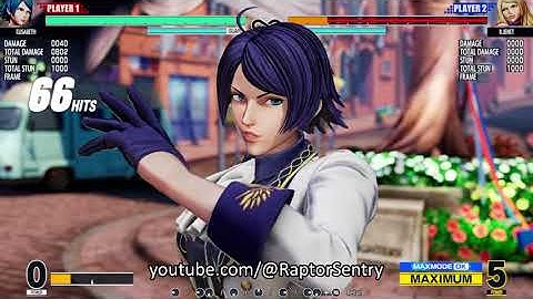 KOF XV New Patch 2.42 Elisabeth Stun TOD 100% 67 Hit Corner Combo (Late Blue Max; Read Descrptions)