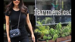 Mouny Roy Hot Y In Black Dress