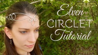 How to Make an Elven Circlet - Easy Wire Wrapping Tutorial - DIY Ren Fair LARP Crown Headpiece