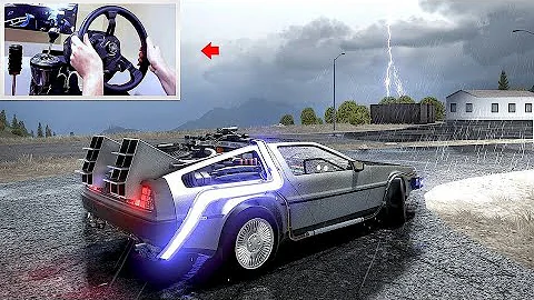 Drifting Back to the Future Delorean! (4K) | Ultra...