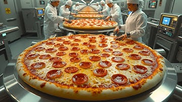🍕 How FROZEN Pizzas Are MADE in MEGA FACTORIES | LARGE-SCALE Production
