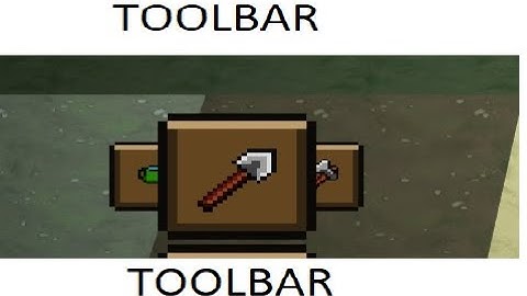 RPG Developer Bakin: Toolbar