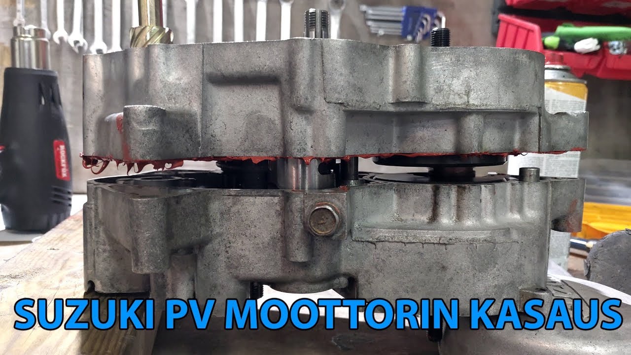 Moottorin kasaaminen! (1) | Suzuki PV Projekti - YouTube