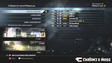 Chr0m3 x MoDz Modded Gamertag Trolling On Call Of Duty Ghosts