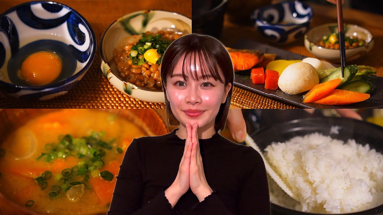 【ASMR】土鍋ごはん定食 [咀嚼音/EatingSounds/Mukbang/먹방]