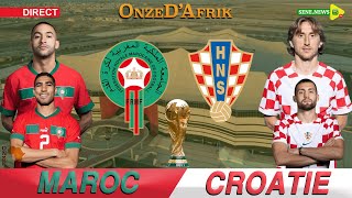 MONDIAL 2022 : MAROC 🇲🇦 vs CROATIE 🇭🇷 EN DIRECT LIVE COMMENTÉ / LES DÉBUTS DES LIONS DE L’ATLAS