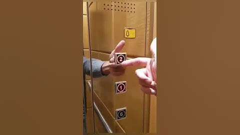 using of touchless elevator button
