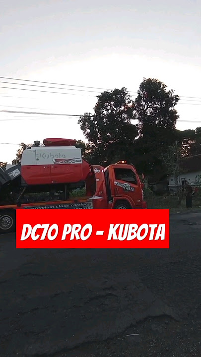 DC70 PRO KUBOTA 🌾 Combine harvester 70hp kubota