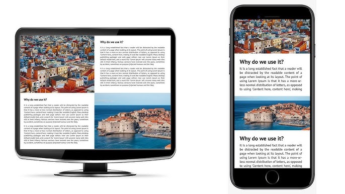 How to Create Responsive Split Screen Text and Image Columns | Image & Text Side By Side HTML CSS - YouTube How to Create Responsive Split Screen Text and Image Columns | Image & Text Side By Side HTML CSS - YouTube