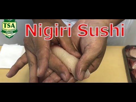 Video: Nigiri Sushi Med Musslor Och Persilja