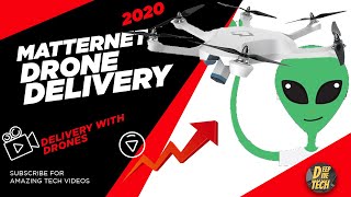 Matternet drone delivery - Delivering parcel with Drone