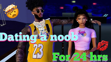 DATING A NOOB FOR 24 HOURS!!😱 || IMVU GAMEPLAY MOBILE (30k giveaway at end)