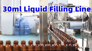 30ml Liquid Filling Line test video丨Bottle Filling Machine