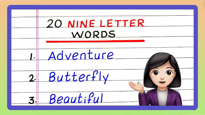 Nine Letter Words | 9 Letter Words | 20 Nine Letter Words in English | Write Nine Letter Words