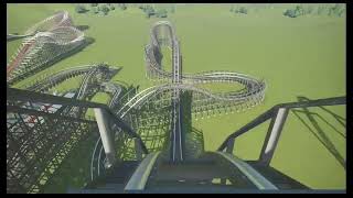 Planet Coaster Wooden Coaster