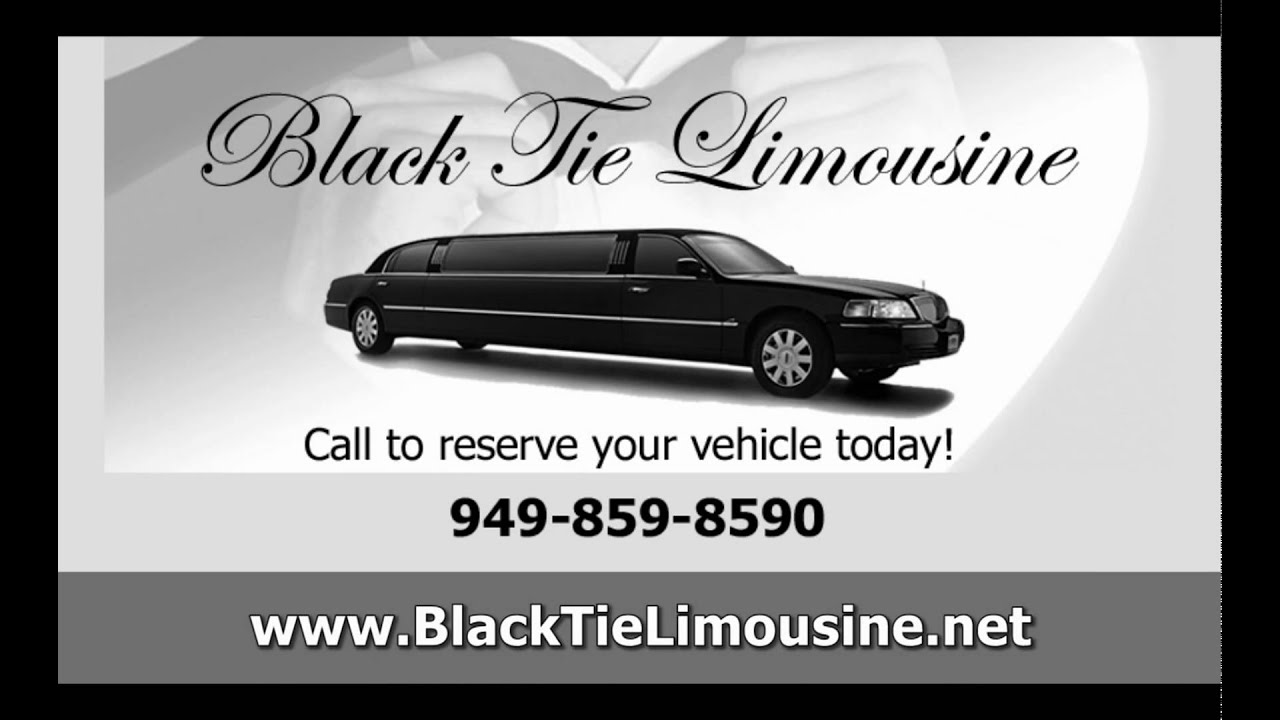 Black Tie Limousine Orange County Limo Rental Service YouTube