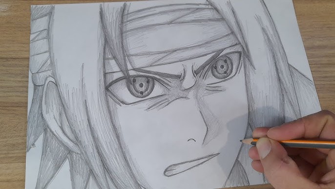 Oshiete Kudasai ^.^: Desenhando Naruto de Perfil