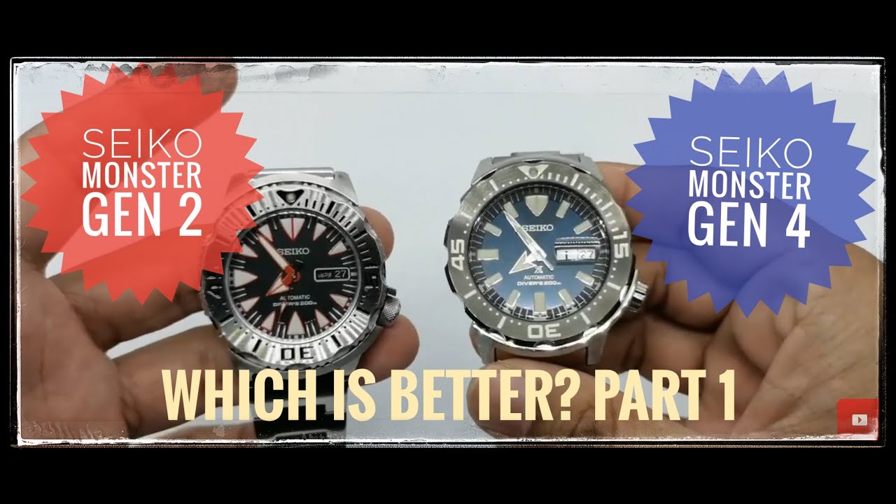 Battle for the best Seiko Monster: 2nd Gen SRP313K1 vs 4th Gen SRPD25K1  (Part 1). #seikomonster - YouTube