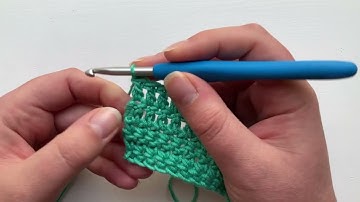 Learn to Crochet 12: When the turning chain doesn