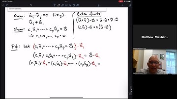 Orthogonality implies linear independence