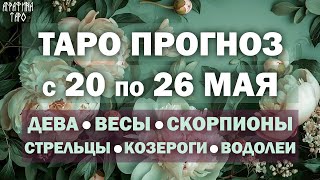 Таро прогноз c 20 по 26 мая 2024 Девы Весы Скорпионы Стрельцы Козероги Водолеи