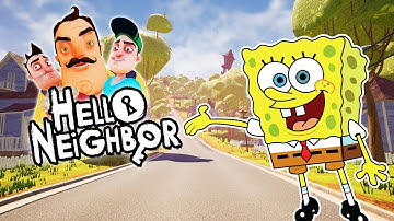 HELLO SPONGEBOB | Hello Neighbor Mod