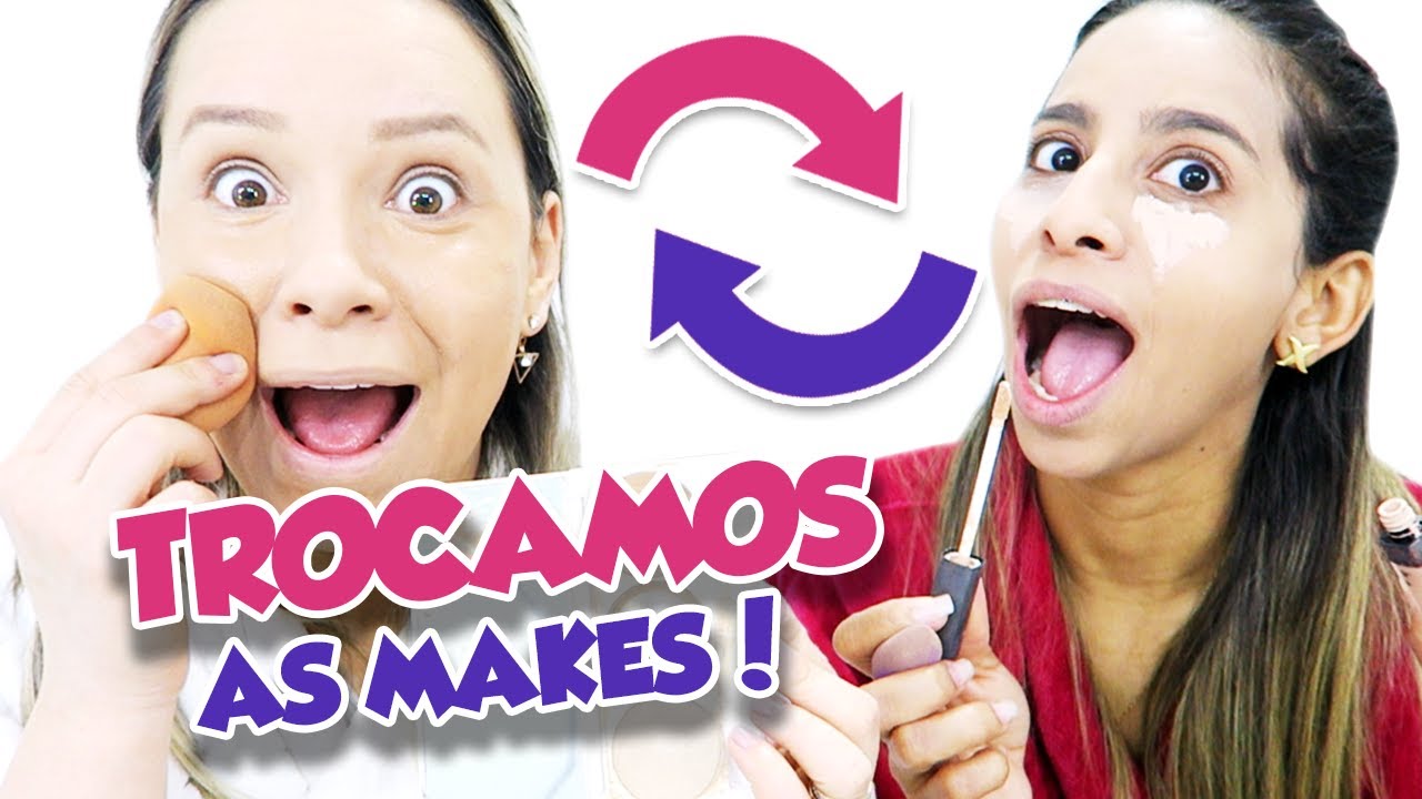 TROCANDO AS MAQUIAGENS com a PRIMA